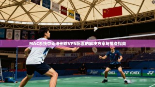 MAC系统中无法删除VPN配置的解决方案与排查指南