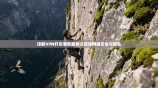 详解VPN开启哪些服务以保障网络安全与隐私