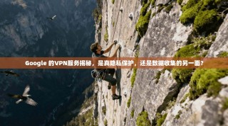 Google 的VPN服务揭秘，是真隐私保护，还是数据收集的另一面？