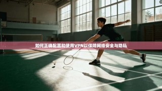 如何正确配置和使用VPN以保障网络安全与隐私