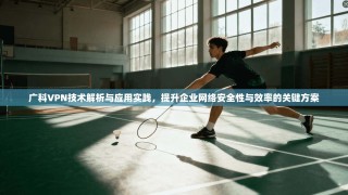 广科VPN技术解析与应用实践，提升企业网络安全性与效率的关键方案
