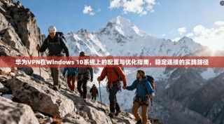 华为VPN在Windows 10系统上的配置与优化指南，稳定连接的实践路径