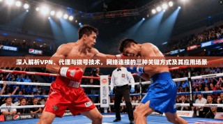 深入解析VPN、代理与拨号技术，网络连接的三种关键方式及其应用场景