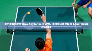 手把手教你配置Cisco AnyConnect VPN，手机端设置全攻略（Android与iOS通用）