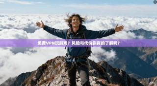 免费VPN玩游戏？风险与代价你真的了解吗？