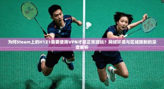 为何Steam上的H1Z1需要使用VPN才能正常游玩？网络环境与区域限制的深度解析