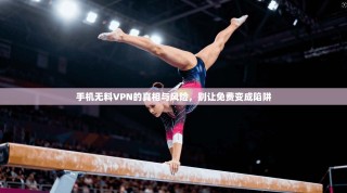 手机无料VPN的真相与风险，别让免费变成陷阱