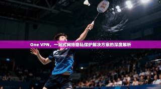 One VPN，一站式网络隐私保护解决方案的深度解析