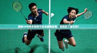 揭秘VPN技术原理与合法使用指南，你真的了解它吗？