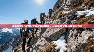 深信服SSL VPN配置实战案例解析，从零搭建安全远程访问通道