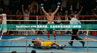 FortiClient VPN 使用详解，企业级安全远程接入的利器