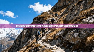 如何安全高效地使用VPN获取国外IP地址并管理密码策略