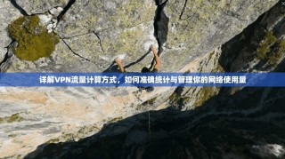 详解VPN流量计算方式，如何准确统计与管理你的网络使用量