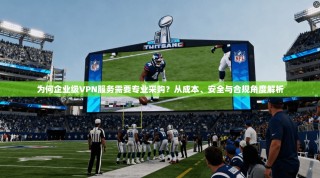为何企业级VPN服务需要专业采购？从成本、安全与合规角度解析