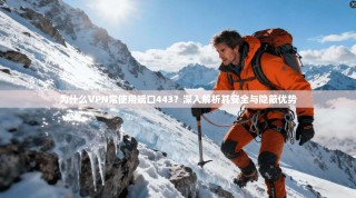 为什么VPN常使用端口443？深入解析其安全与隐蔽优势