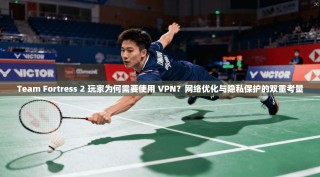 Team Fortress 2 玩家为何需要使用 VPN？网络优化与隐私保护的双重考量