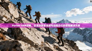 Porton VPN详解，企业级安全连接与远程办公的智能解决方案