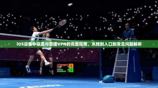 iOS设备中设置与管理VPN的完整指南，从找到入口到常见问题解析