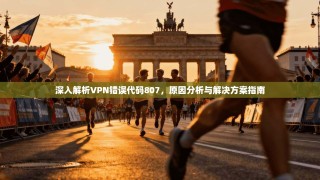 深入解析VPN错误代码807，原因分析与解决方案指南