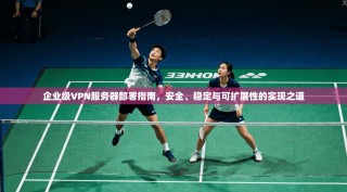 企业级VPN服务器部署指南，安全、稳定与可扩展性的实现之道