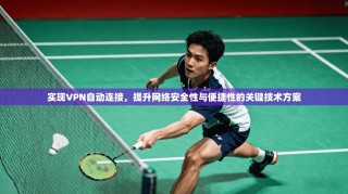 实现VPN自动连接，提升网络安全性与便捷性的关键技术方案