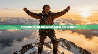 28VPN加速器账号使用指南与网络安全风险解析
