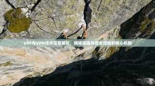 VRF与VPN技术深度解析，网络隔离与安全传输的核心机制