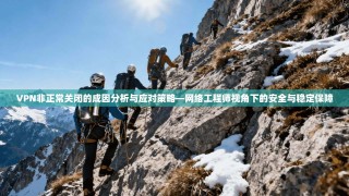 VPN非正常关闭的成因分析与应对策略—网络工程师视角下的安全与稳定保障