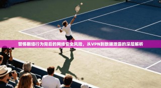 警惕翻墙行为背后的网络安全风险，从VPN到数据泄露的深层解析