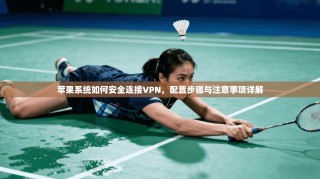 苹果系统如何安全连接VPN，配置步骤与注意事项详解