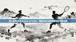 深入解析VPN Arena of Valor，网络优化与游戏体验的平衡之道