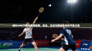 绿叶VPN下载与使用指南，安全、合法与网络自由的平衡之道