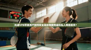 光速VPN苹果用户如何安全高效地使用虚拟私人网络服务？