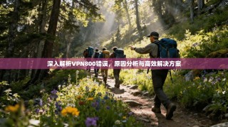 深入解析VPN800错误，原因分析与高效解决方案