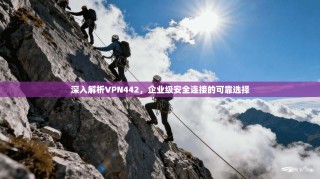 深入解析VPN442，企业级安全连接的可靠选择