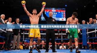 韩国VPN网吧版，便捷访问与网络安全的双重考量