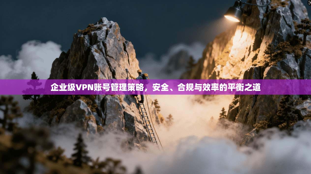 企业级VPN账号管理策略，安全、合规与效率的平衡之道