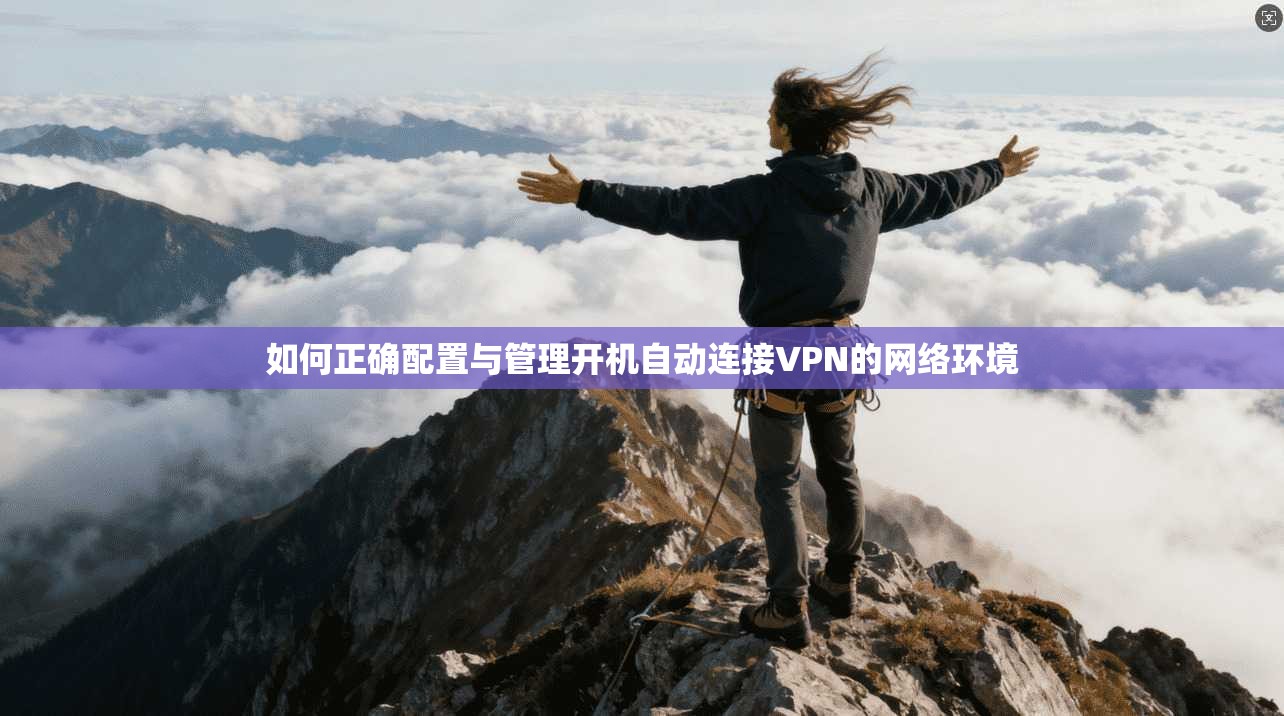 如何正确配置与管理开机自动连接VPN的网络环境