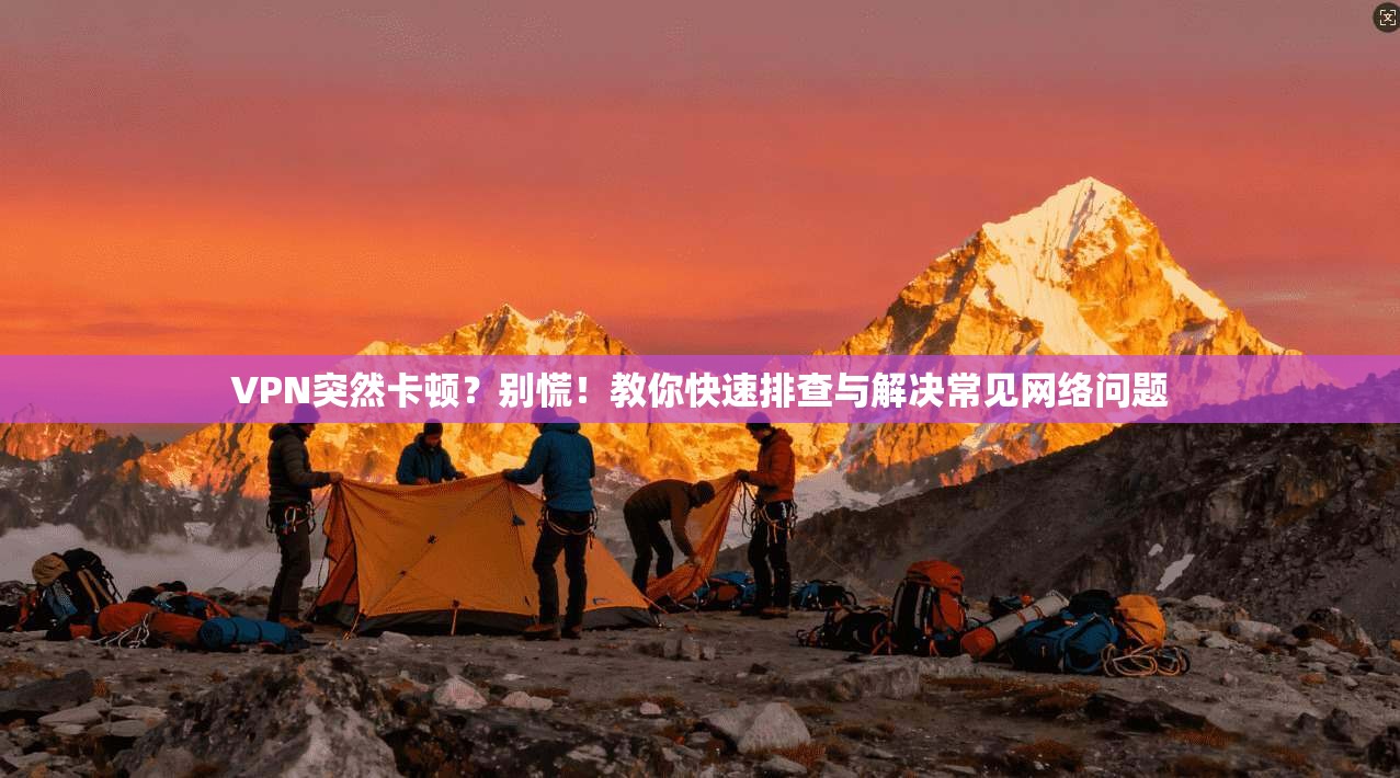 VPN突然卡顿？别慌！教你快速排查与解决常见网络问题