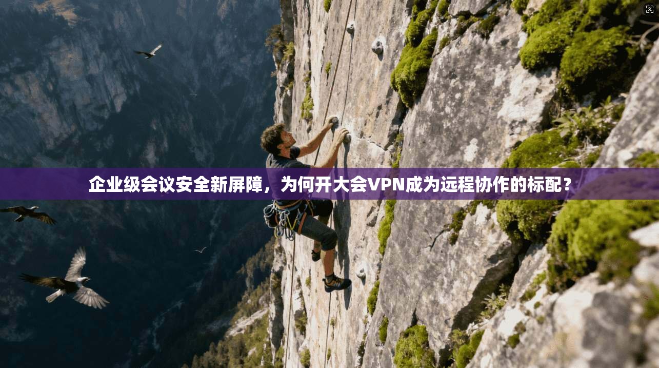 企业级会议安全新屏障，为何开大会VPN成为远程协作的标配？