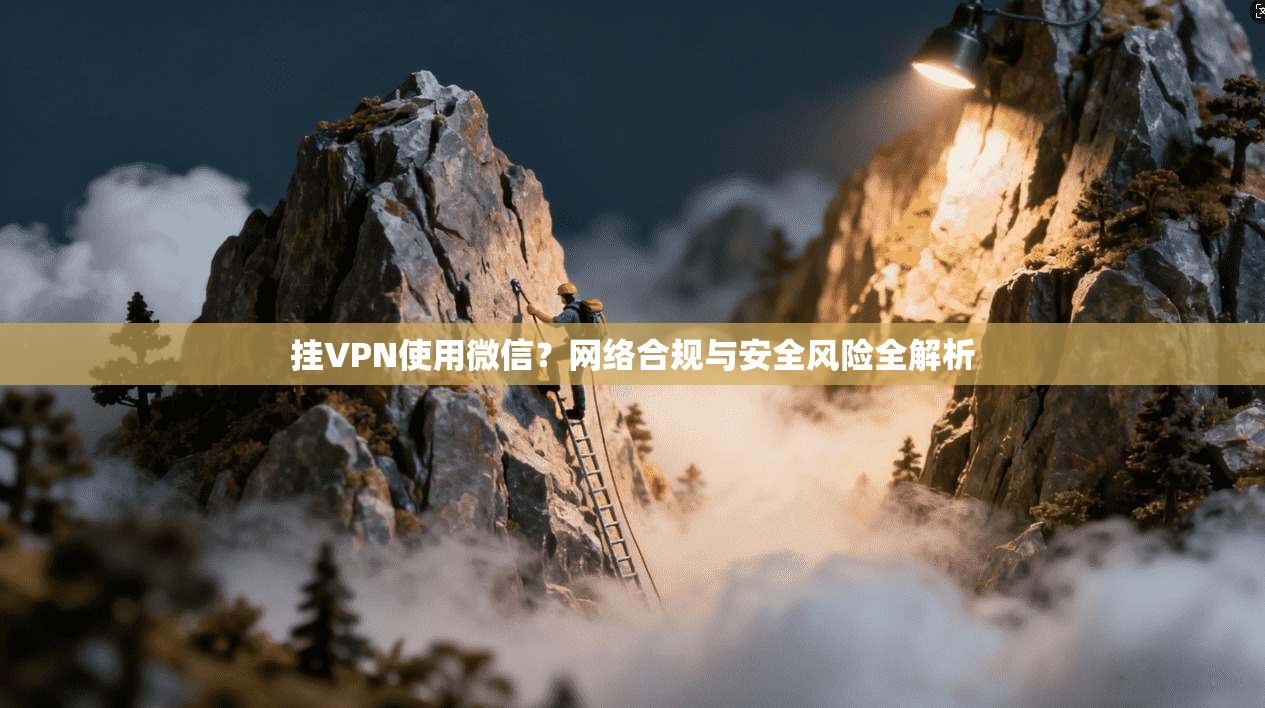 挂VPN使用微信？网络合规与安全风险全解析