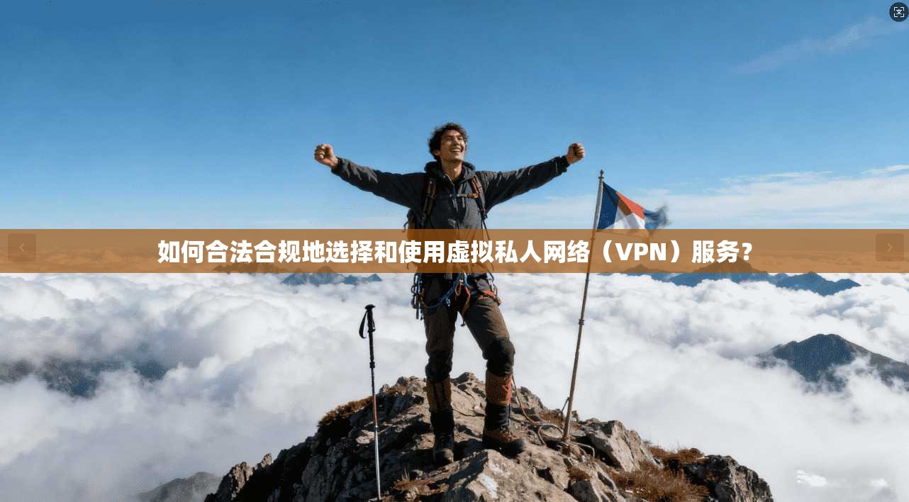 如何合法合规地选择和使用虚拟私人网络（VPN）服务？