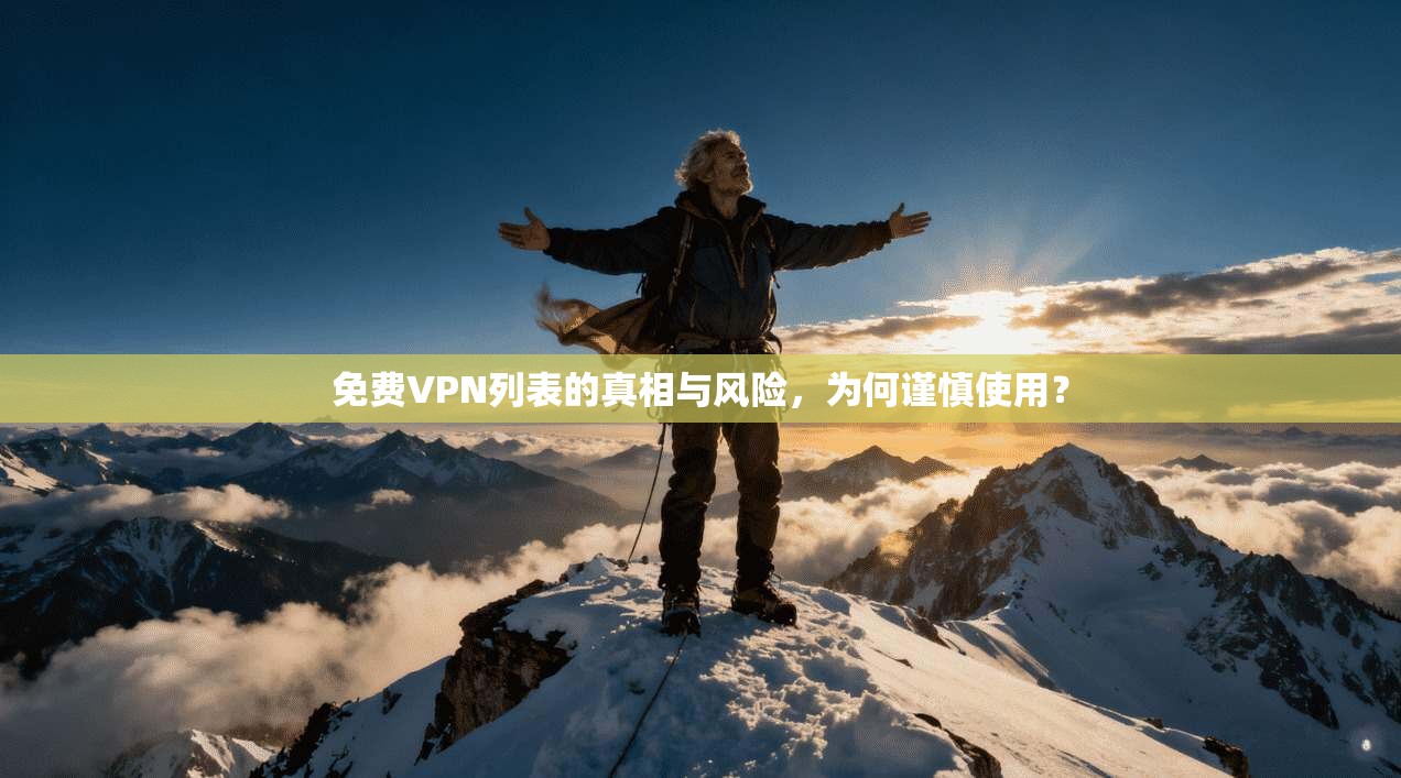 免费VPN列表的真相与风险，为何谨慎使用？