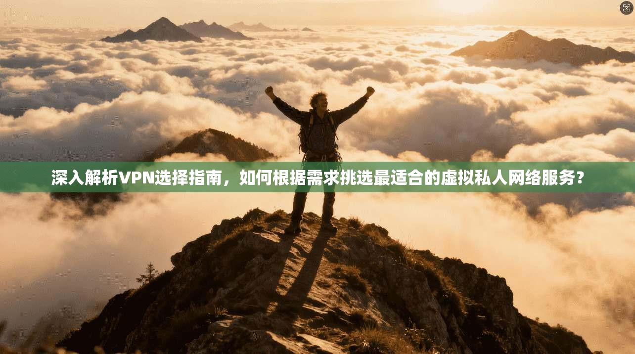 深入解析VPN选择指南,如何根据需求挑选最适合的虚拟私人网络服务? 第1张 深入解析VPN选择指南,如何根据需求挑选最适合的虚拟私人网络服务? 第1张