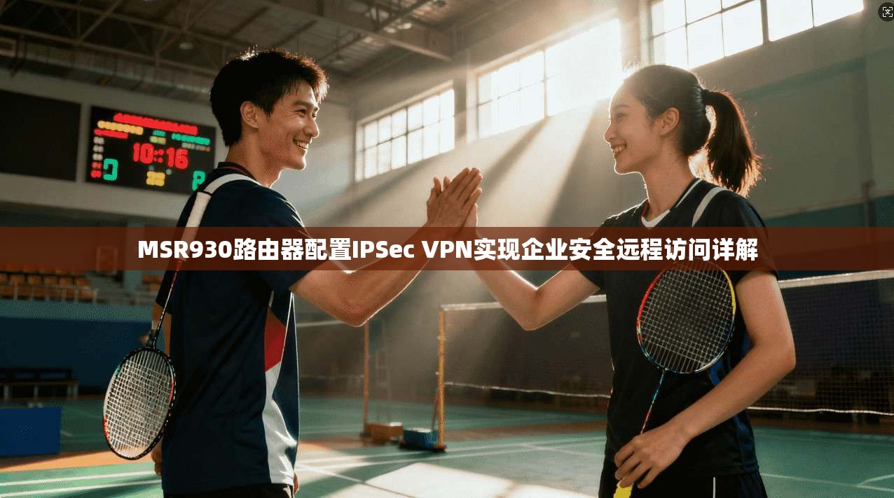MSR930路由器配置IPSec VPN实现企业安全远程访问详解  第1张