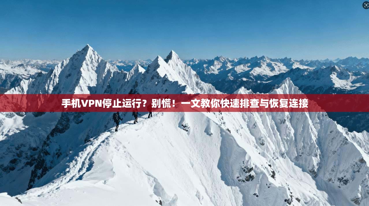 手机VPN停止运行？别慌！一文教你快速排查与恢复连接  第1张