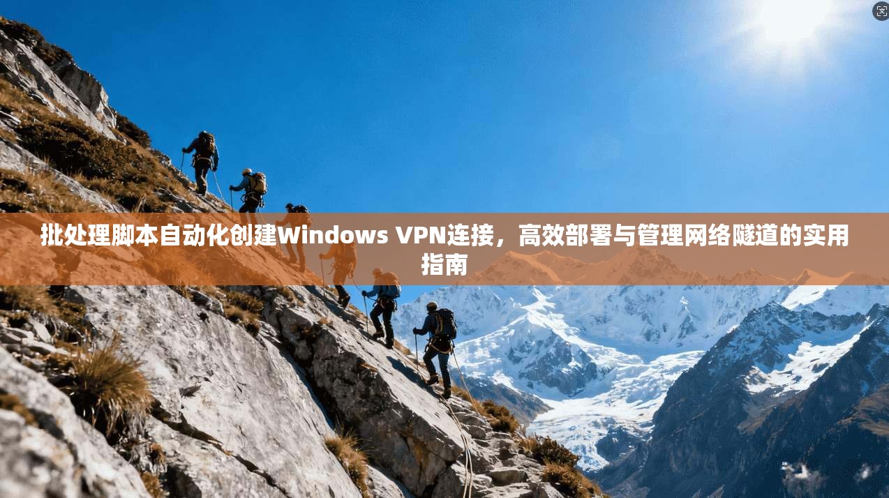 批处理脚本自动化创建Windows VPN连接，高效部署与管理网络隧道的实用指南  第1张