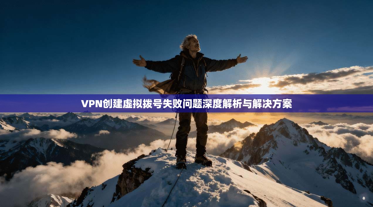VPN创建虚拟拨号失败问题深度解析与解决方案 第1张 VPN创建虚拟拨号失败问题深度解析与解决方案 第1张