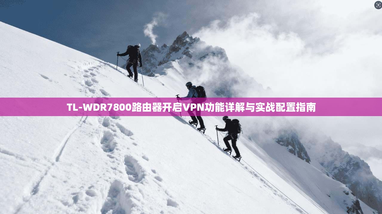 TL-WDR7800路由器开启VPN功能详解与实战配置指南  第1张