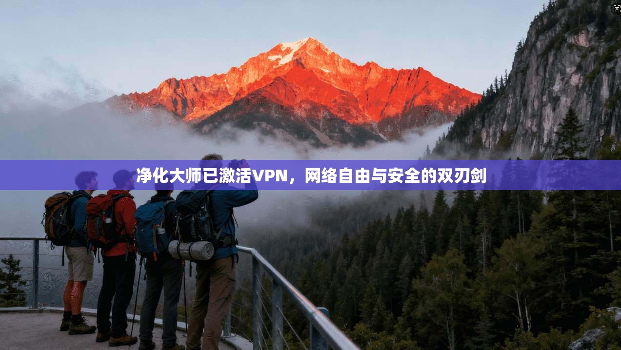 净化大师已激活VPN，网络自由与安全的双刃剑  第1张